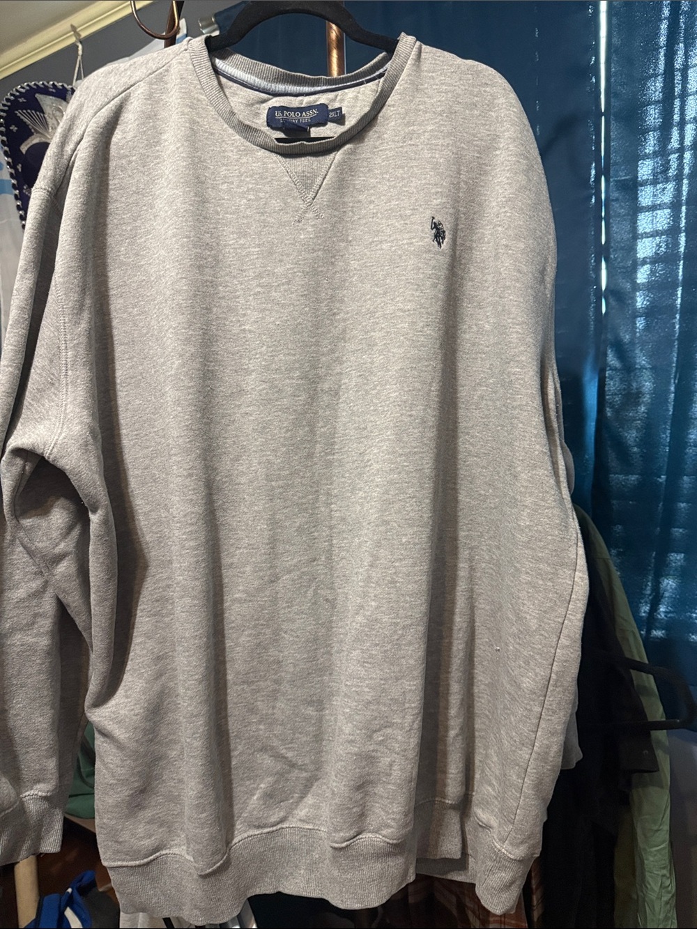 Polo by Ralph Lauren Light Gray Crewneck Sweatshirt